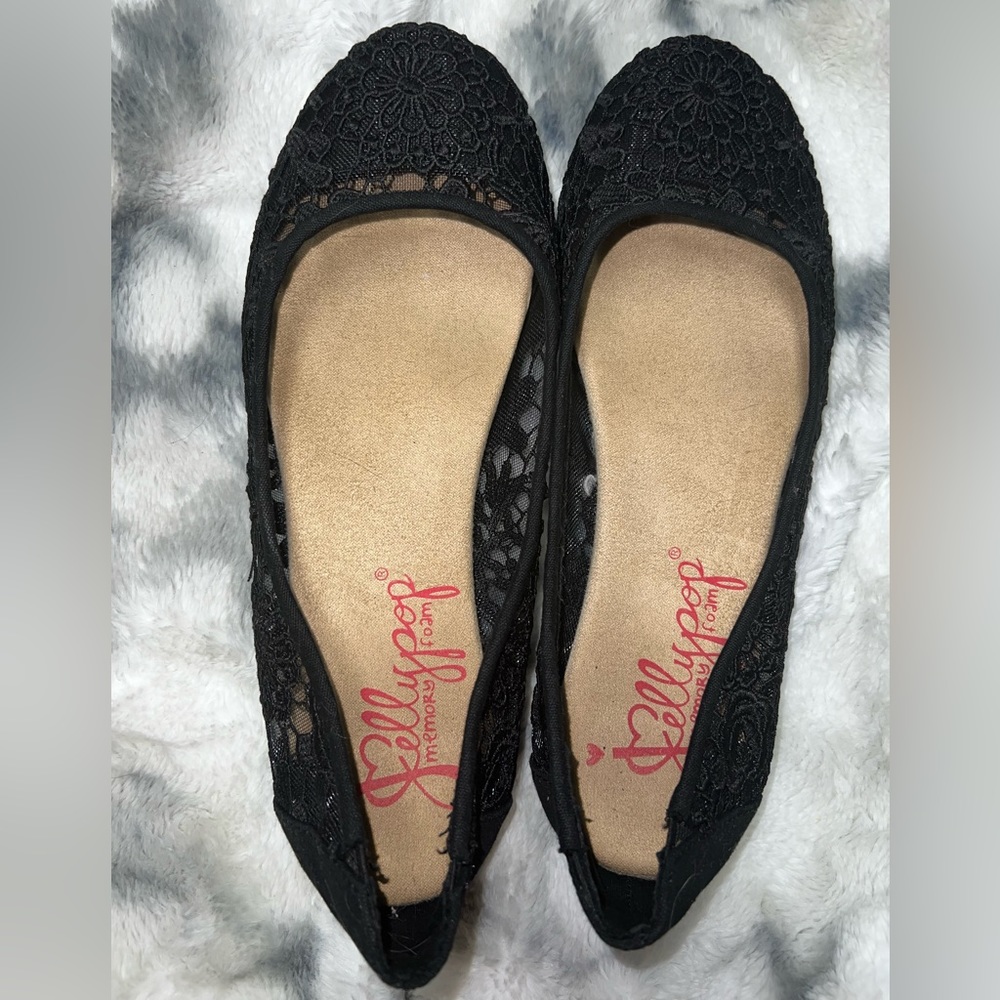 JellyPop Crochet Ballet Flats Size 8.5